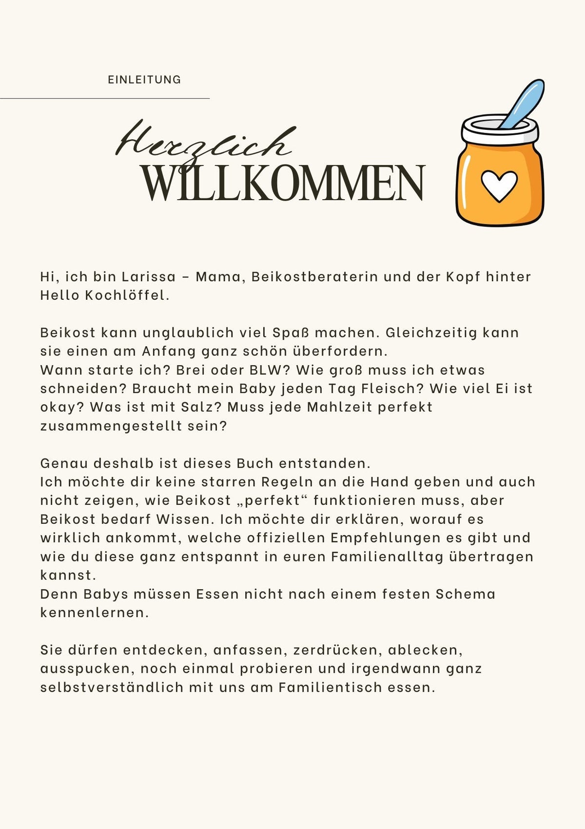 Leseprobe: Herzlich willkommen