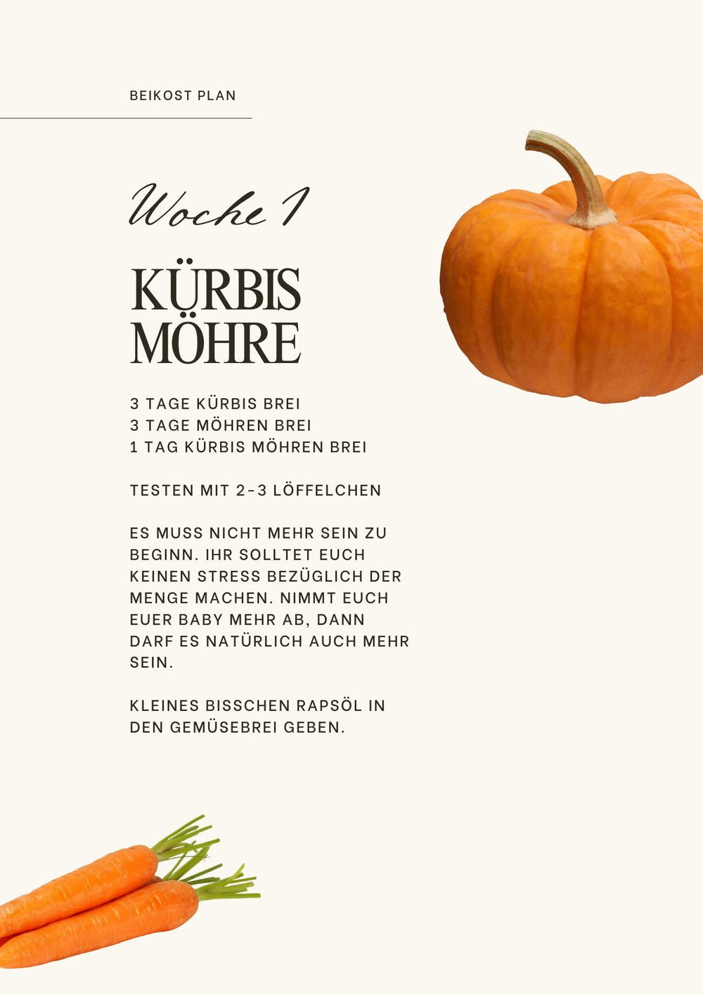 Leseprobe: Beikostplan Woche 1
