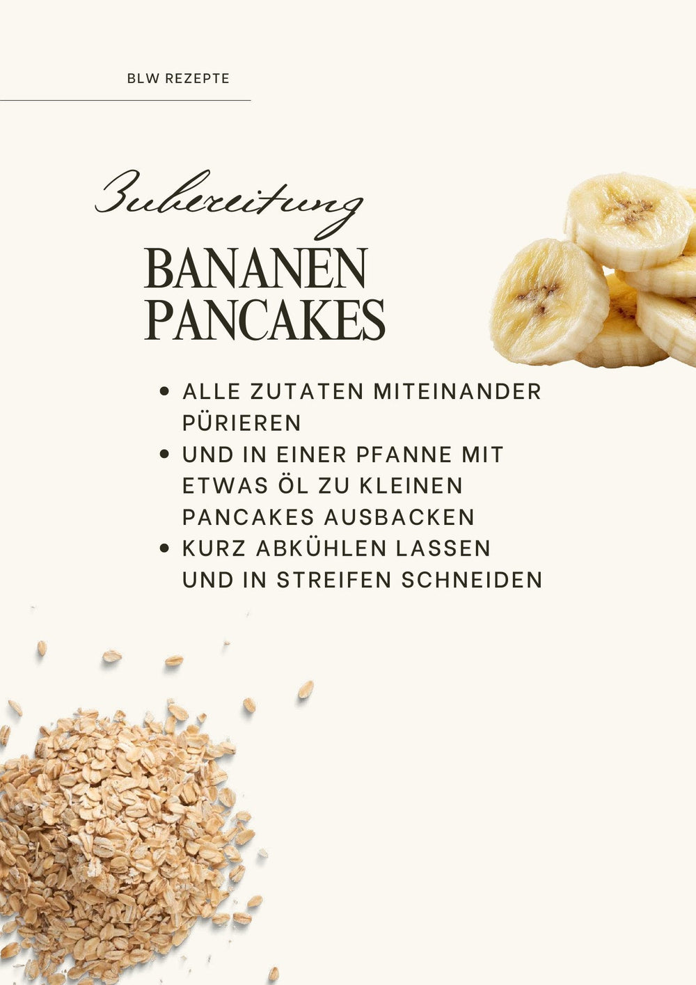 Leseprobe: Zubereitung der Bananen Pancakes